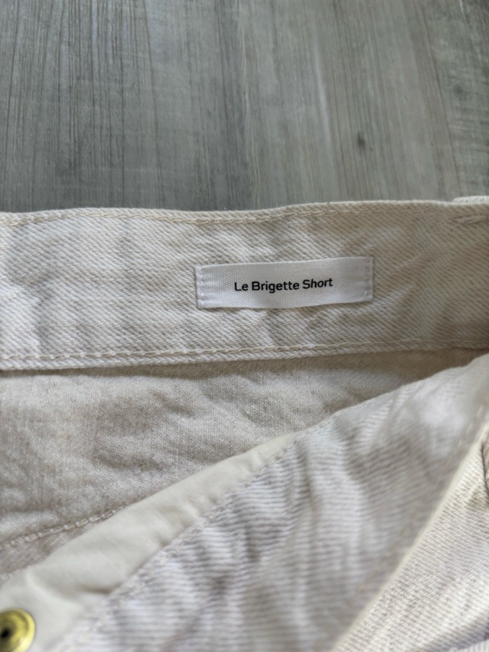 Frame Denim White Distressed Jean Shorts - Picture 4 of 6